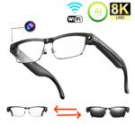 L802 smart glasses half-frame 8 million pixel noise reduction dual-microphone AI high-definition sound quality smart camera glasses
