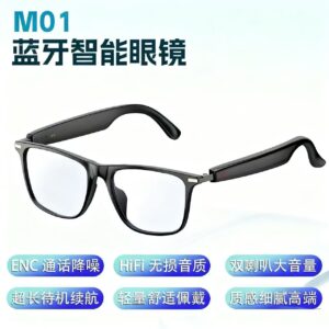 M01 New AI Translation Smart Glasses High-Definition Sound Quality Bluetooth Glasses for Real-Time Audio and Video Call Interpretation
