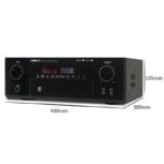 Shile Home KTV System 3D Sound Home Theater 5.1 HD Audio & Video 480W Amplifier AV6612C