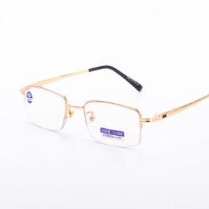 Wholesale Fashion Resin Reading Glasses, Anti-Fatigue Optical Filmed Half-Frame Men's Reading Glasses