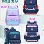 Dudu Monkey Backpack for Primary School Students, Grades 1 for Grades 6-12, Grades 1-3-6 for boys and girls, ultra-light weight reduction and spine protection