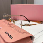 Miao SMU B50S rimless glasses frame fashionable and versatile flat mirror casual optical myopia glasses can be equipped with myopia Miao SMU B50S rimless glasses frame fashionable and versatile flat mirror casual optical myopia glasses can be equipped with myopia