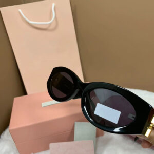 11WMU 2025 New Premium Small Frame Cat-Eye Internet Celebrity Photo Sun Protection UV Protection Tea Sunglasses