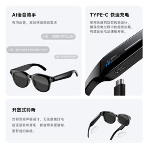 AI smart glasses black technology translation video photography 800W HD pixel camera multi-function M89