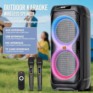 SING-E dual 12-inch 120W high-power outdoor plaza home theater Bluetooth speaker stage karaoke speaker