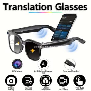 Cross-border M02S smart glasses 8MP camera real-time translation Bluetooth call AI glasses smart glasses