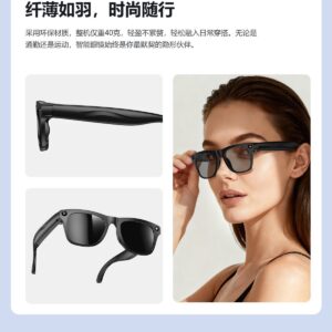 xk Pro smart AI glasses with camera, photo translation, call music recording, Bluetooth glasses, conversation translation and recording