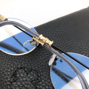 New fashion glasses business style rimless men's mirror frame with glasses personality retro ladies optical glasses frame wholesale