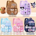 Cross-border explosive Hokage primary school student schoolbag 136th grade reduced burden and spine protection large-capacity boys' girls' children's schoolbag
