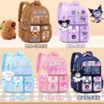 Cross-border explosive Hokage primary school student schoolbag 136th grade reduced burden and spine protection large-capacity boys' girls' children's schoolbag