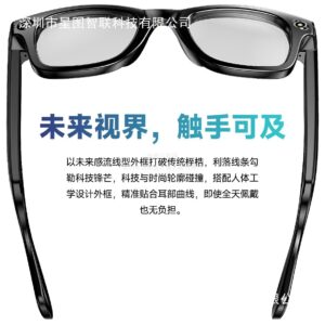 W610 glasses, 8MP AI translation for photo and camera smart glasses, WIFI image transmission, dual noise-cancelling and shake-resistant sunglasses