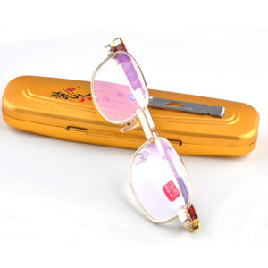 Metal small frame glass-coated optical lenses for men and women winter plum reading glasses 502 artistic vintage oval frame plum blossom