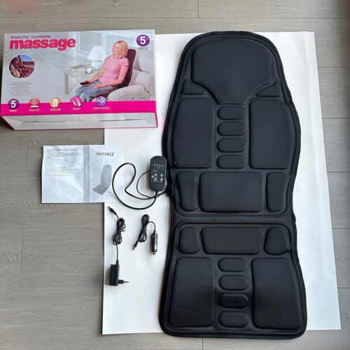 Cross-border electric massage mat, full-body heated massage seat cushion, car cervical steam, shoulder cushion, car cushion, outdoor camping