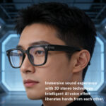 Smart glasses: dustproof and waterproof, AI-proof, photo, and translation wireless earphone frame model