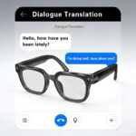 Smart glasses: dustproof and waterproof, AI-proof, photo, and translation wireless earphone frame model